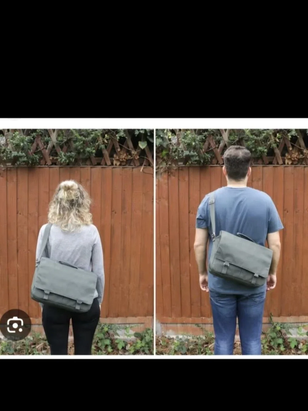 Messenger Bike Brief Backpack Laptop Unisex Women Men Bag Tote Carry Purse